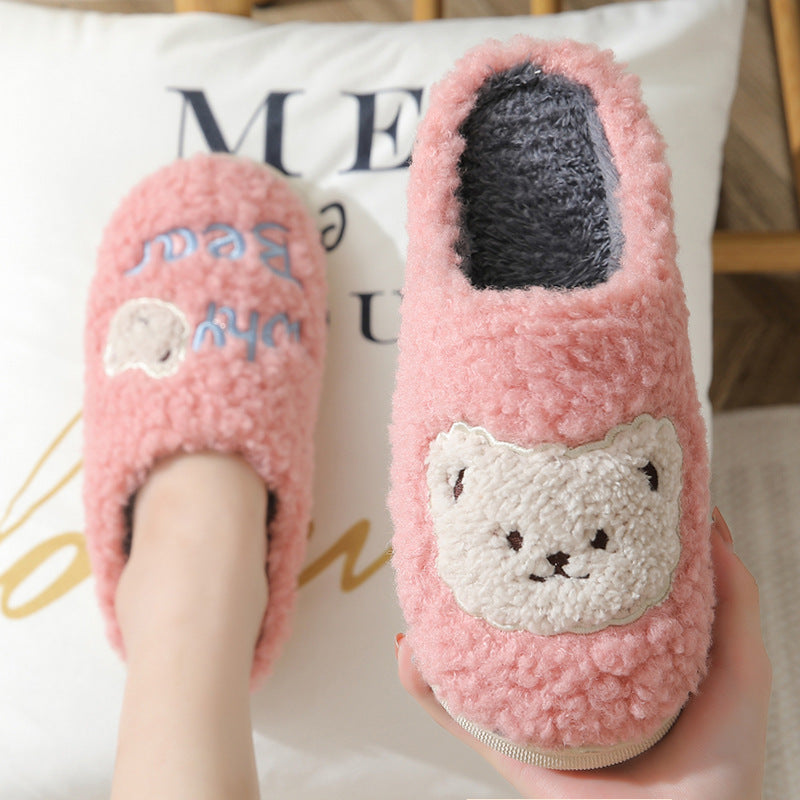 Our bear slippers