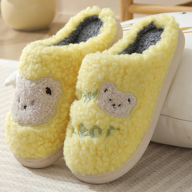 Our bear slippers