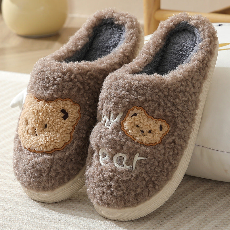 Our bear slippers