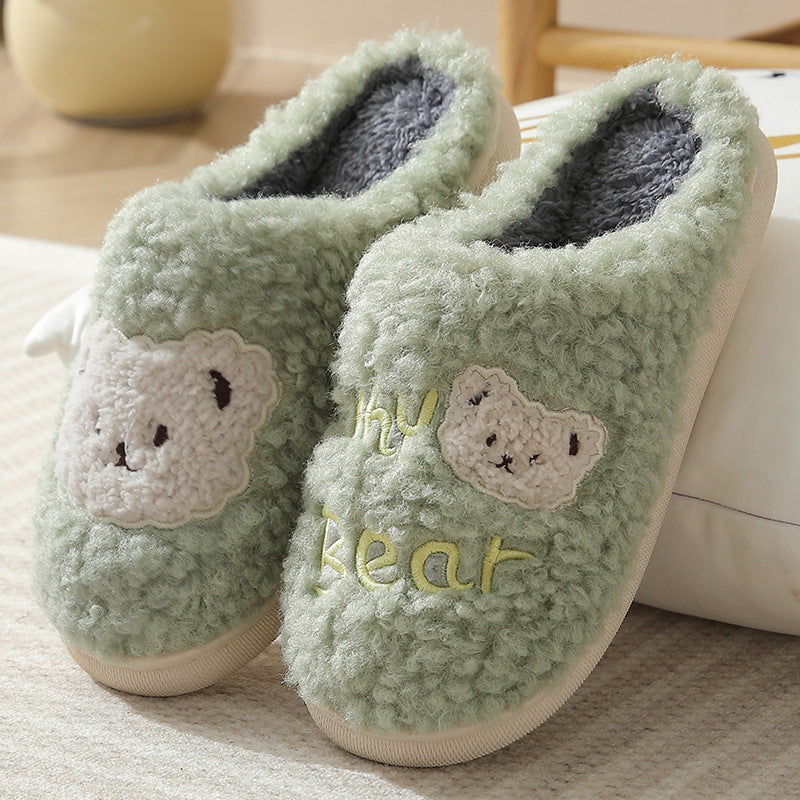 Our bear slippers