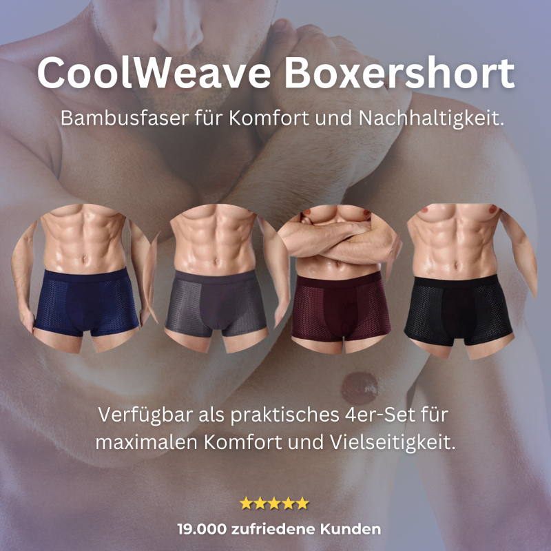 CoolWeave Boxershort - Ihre neue Lieblingsunterwäsche ist da!