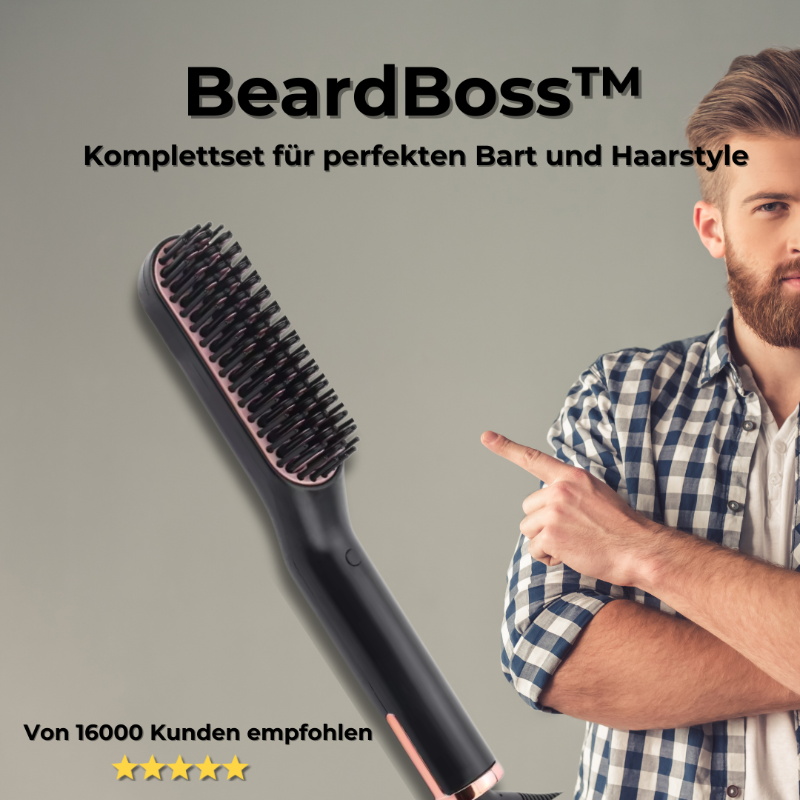 BeardBoss™ – Komplettset für perfekten Bart und Haarstyle