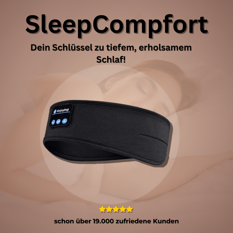 SleepComfort Stirnband – Dein Schlüssel zu tiefem, erholsamem Schlaf