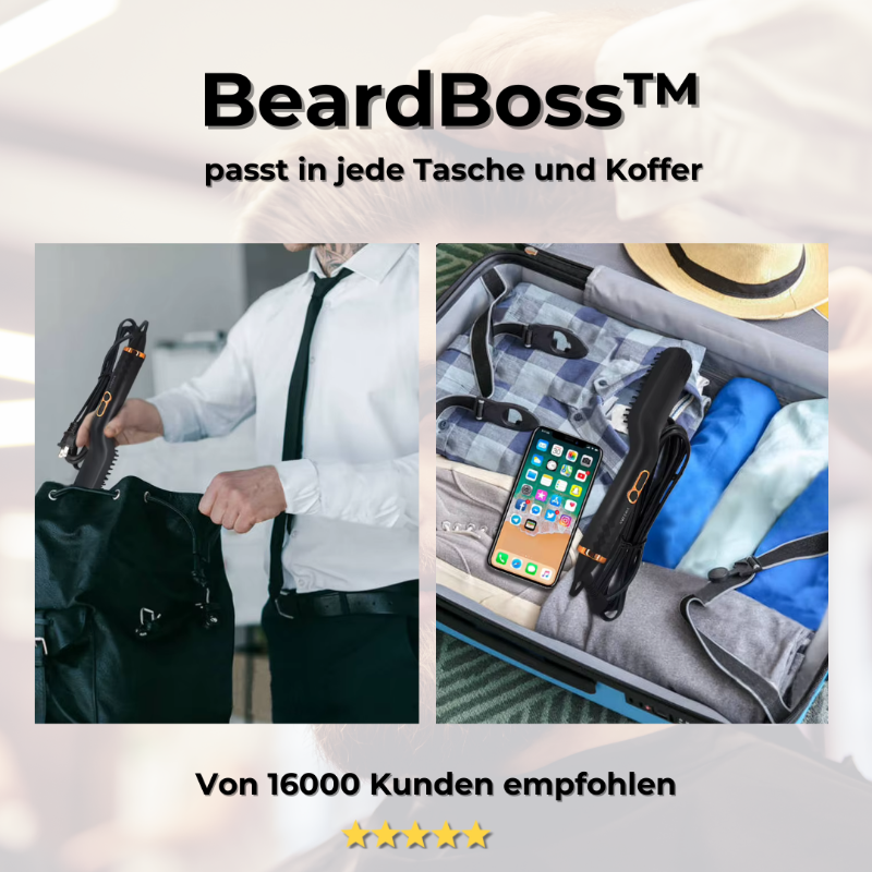 BeardBoss™ – Komplettset für perfekten Bart und Haarstyle