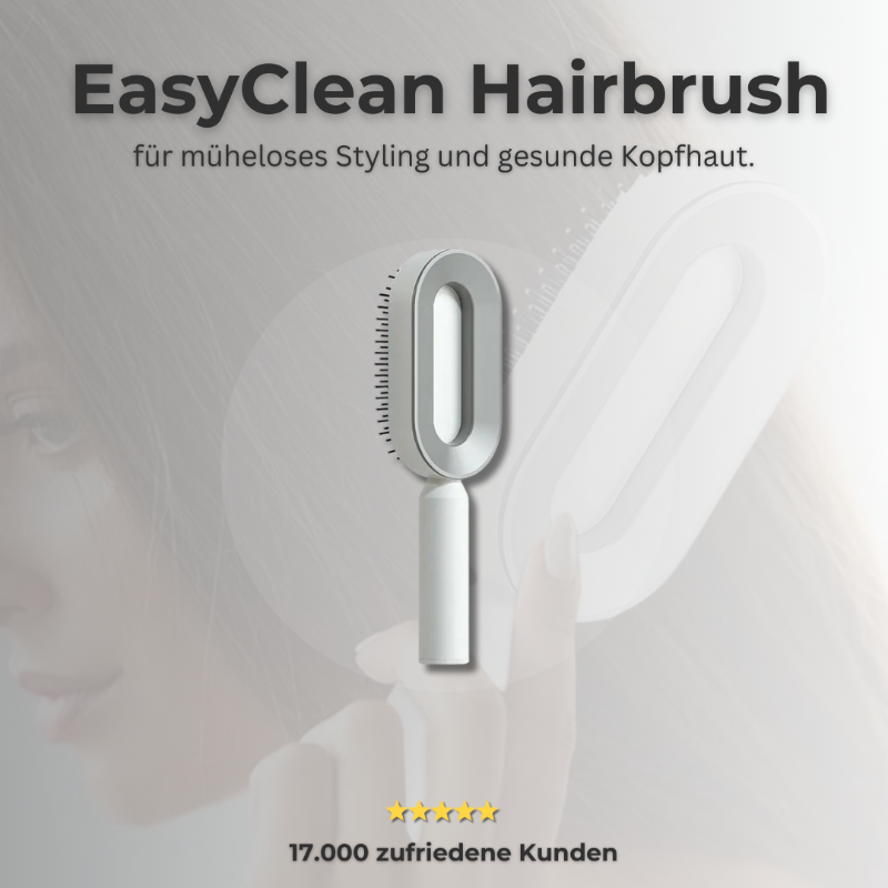 EasyClean Hairbrush - Die vielseitige Bürste mit Ein-Klick-Reinigung