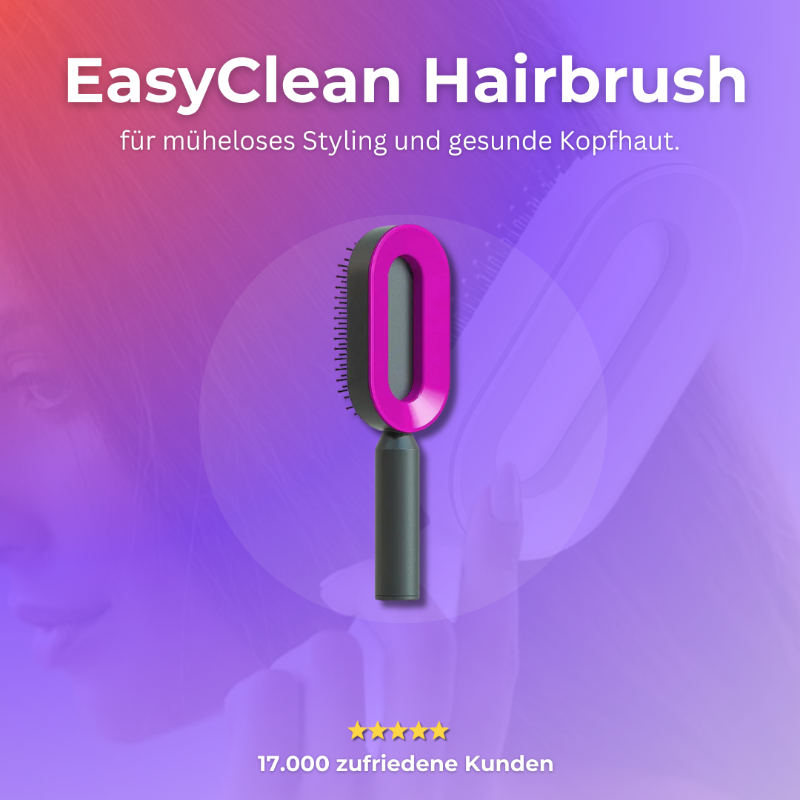 EasyClean Hairbrush - Die vielseitige Bürste mit Ein-Klick-Reinigung