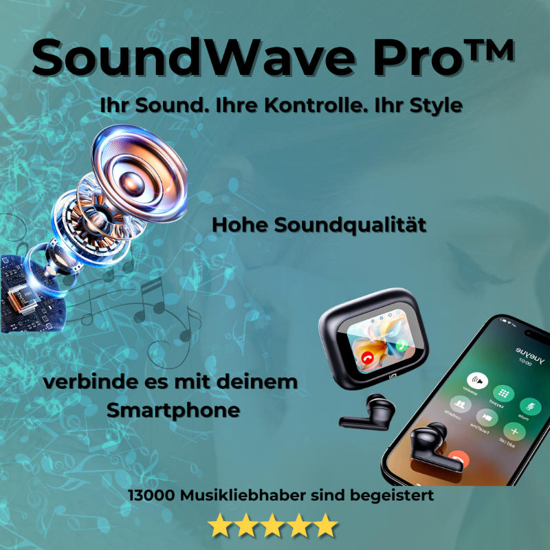 SoundWave Pro™ kopfhörer - Dein Sound. Deine Kontrolle. Dein Style