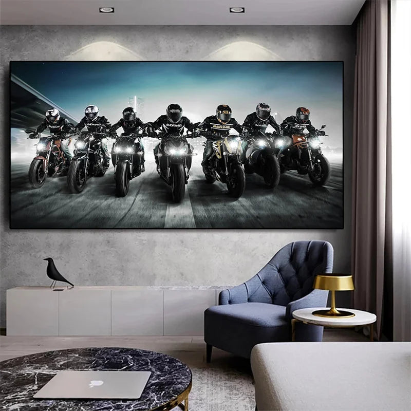 Motorradposter für echte Fans