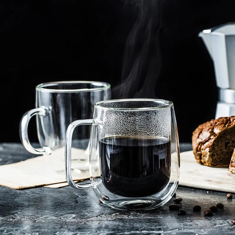 Halte deine Getränke länger warm: Hochwertiger Kaffeebecher mit hitzebeständigem Griff!