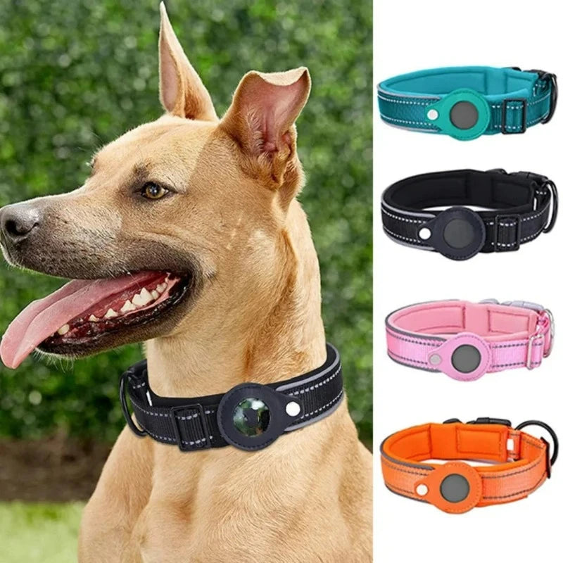 Wasserdichter Airtag Halsband & GPS Tracker für dein Hund!