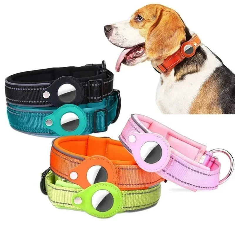 Wasserdichter Airtag Halsband & GPS Tracker für dein Hund!