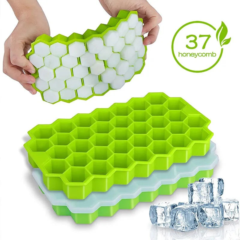 Entdecken Sie den Honeycomb 37 Lattice Cube Tray Maker!