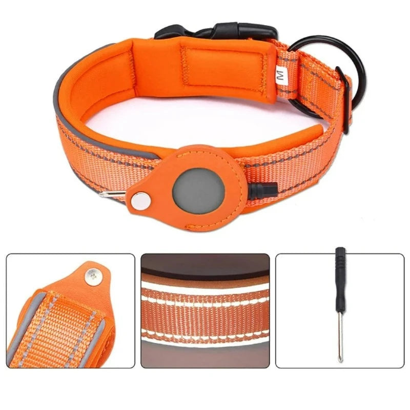 Wasserdichter Airtag Halsband & GPS Tracker für dein Hund!