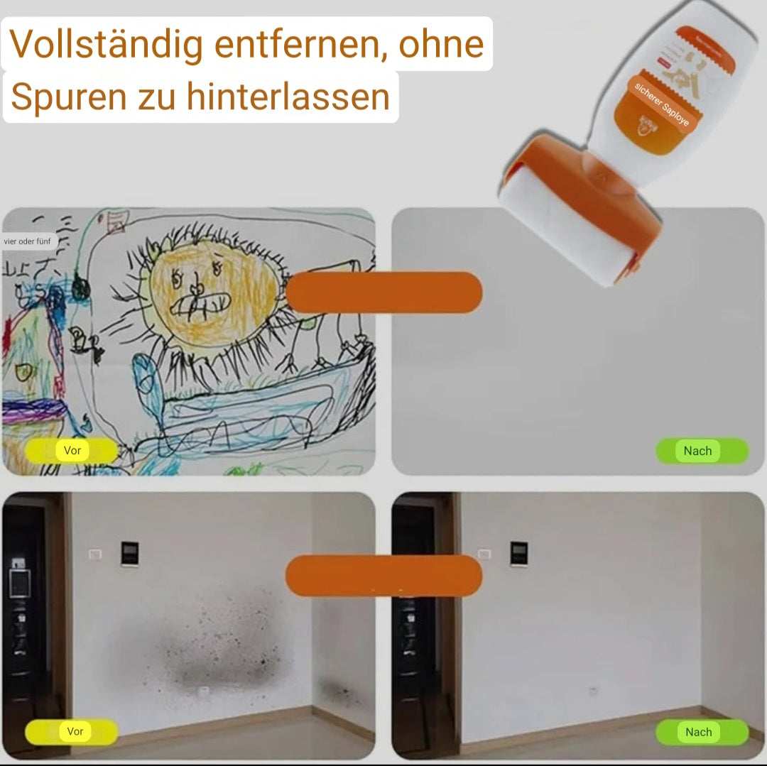 Einfach, effizient und hygienisch mit dem Professionellen Wandreparaturroller!