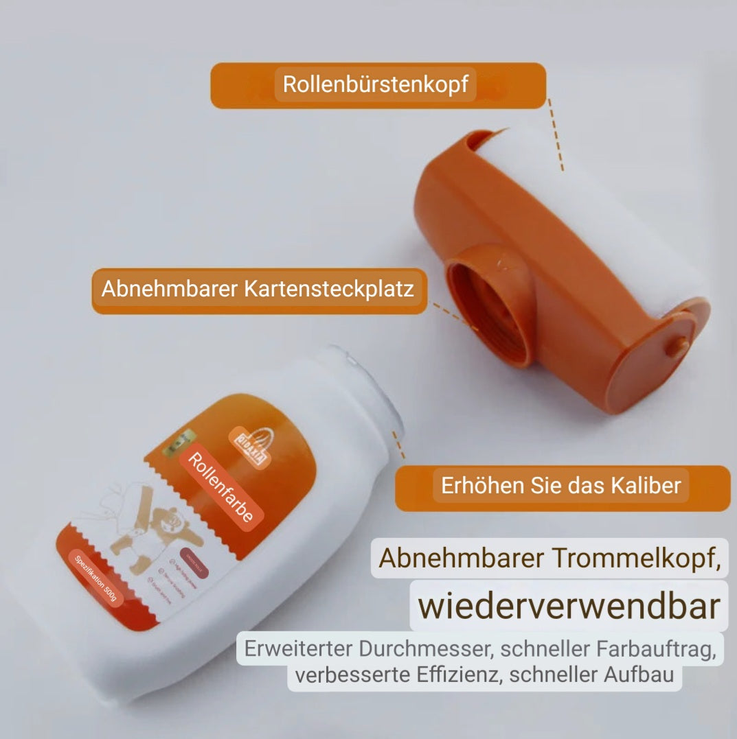 Einfach, effizient und hygienisch mit dem Professionellen Wandreparaturroller!