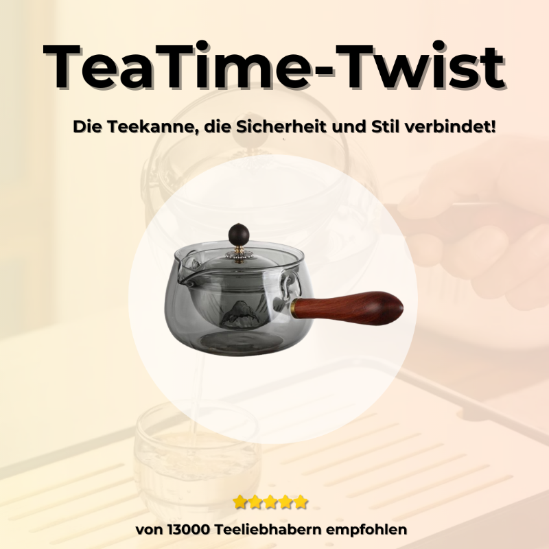 TeaTime Twist – Die Teekanne, die Sicherheit und Stil verbindet