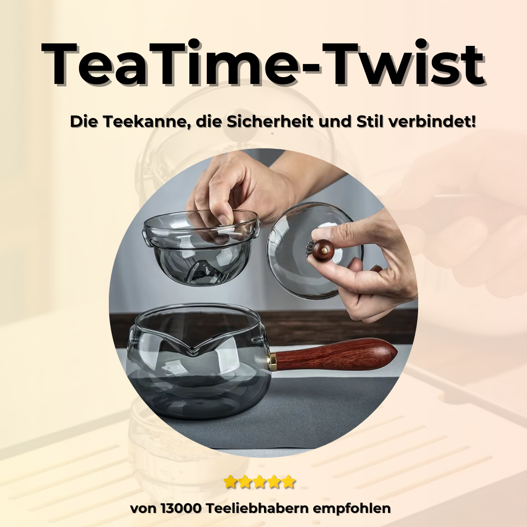 TeaTime Twist – Die Teekanne, die Sicherheit und Stil verbindet