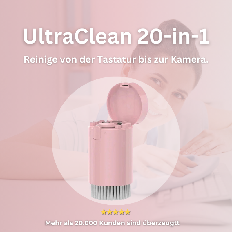 UltraClean 20-in-1 - Perfekte Sauberkeit auf Knopfdruck!