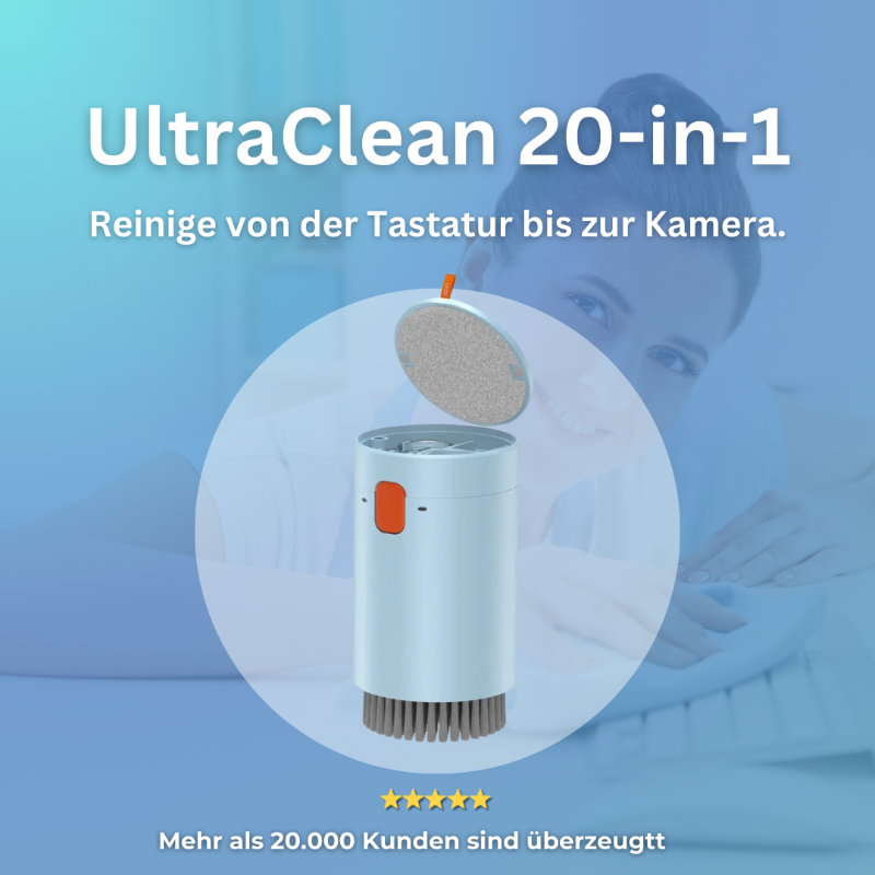 UltraClean 20-in-1 - Perfekte Sauberkeit auf Knopfdruck!