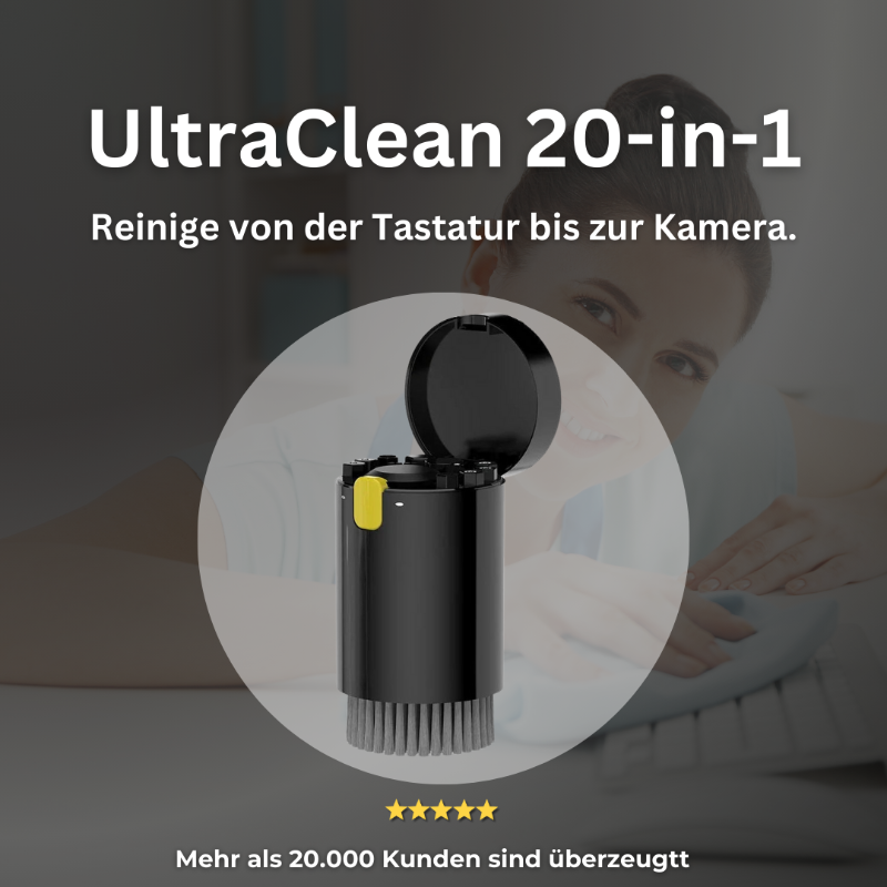 UltraClean 20-in-1 - Perfekte Sauberkeit auf Knopfdruck!