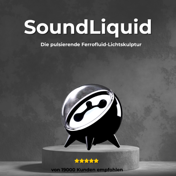 SoundLiquid - Die pulsierende Ferrofluid-Lichtskulptur