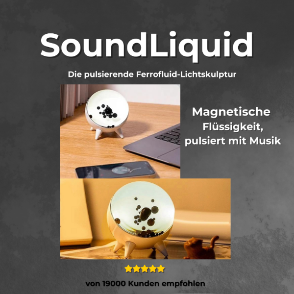 SoundLiquid - Die pulsierende Ferrofluid-Lichtskulptur