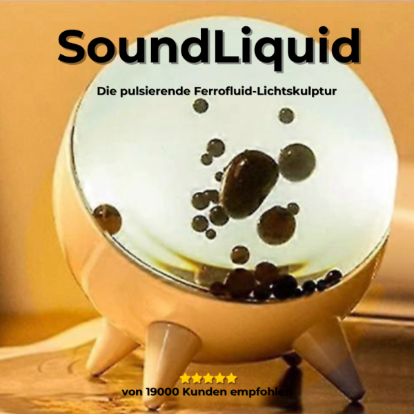 SoundLiquid - Die pulsierende Ferrofluid-Lichtskulptur